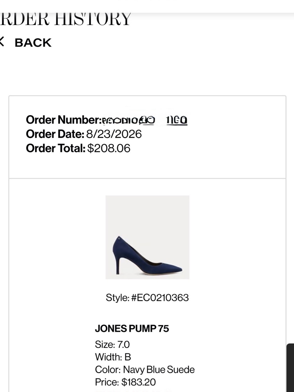 BNIB! Stuart Weitzman Jones Pump 75 Navy Blue Suede